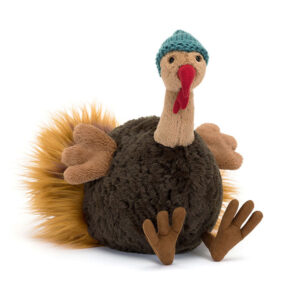 Theo la dinde de Thanksgiving de Jellycat. THEO2TKY